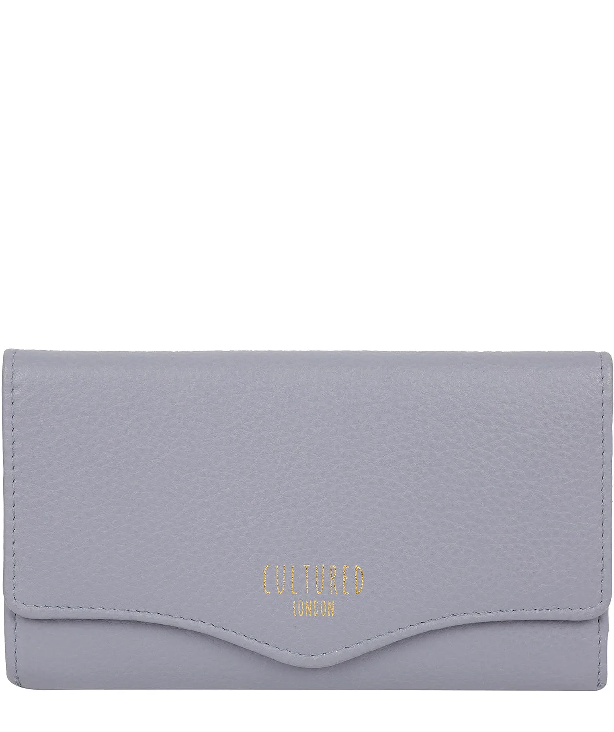 'Letitia' Pale Blue Leather Purse