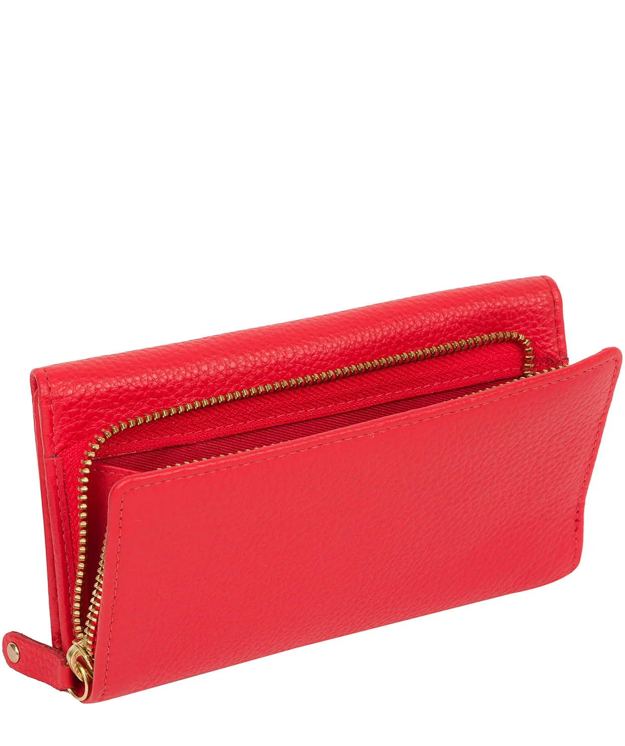 'Letitia' Royal Red Leather Purse