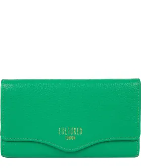 'Letitia' Shamrock Leather Purse