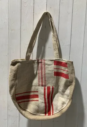 Linen Shoulder Bag  #4787