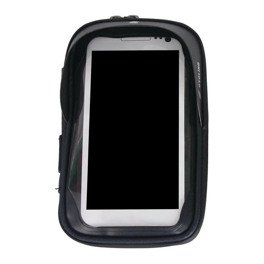 Lixada Waterproof Cycling Bike Bicycle Handlebar Bag Touchscreen Cell Phone Mount Holder Bag for 6.0 Inch Smartphone