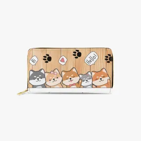 Long Type Zipper Purse, Cats, awd-614