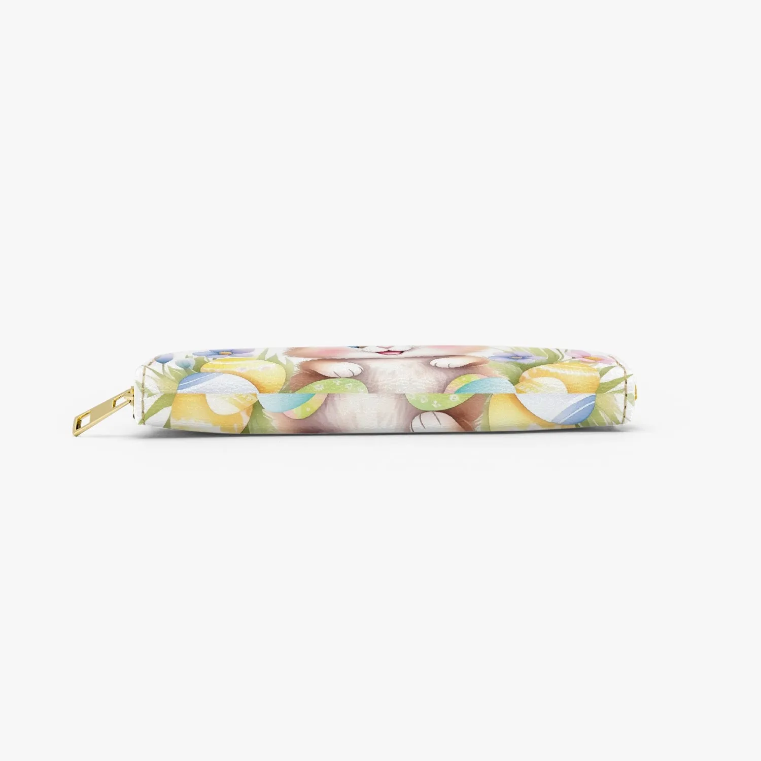 Long Type Zipper Purse, Easter, Rabbit, awd-653