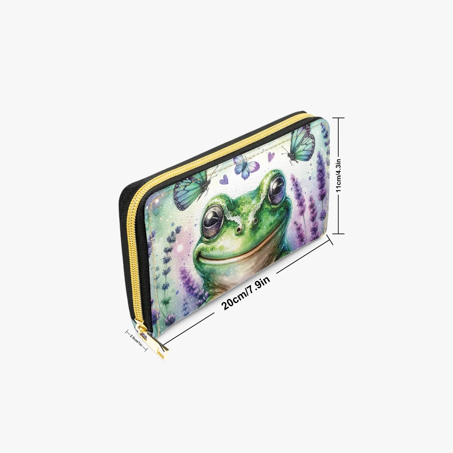 Long Type Zipper Purse - Frog