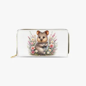 Long Type Zipper Purse, Quokka, awd-1337