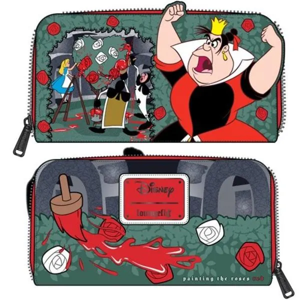 Loungefly Alice in Wonderland - Queen of Hearts Zip Purse