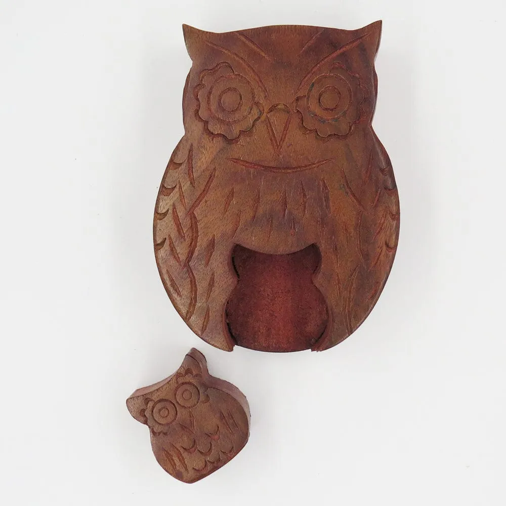 Mama Owl Puzzle Box