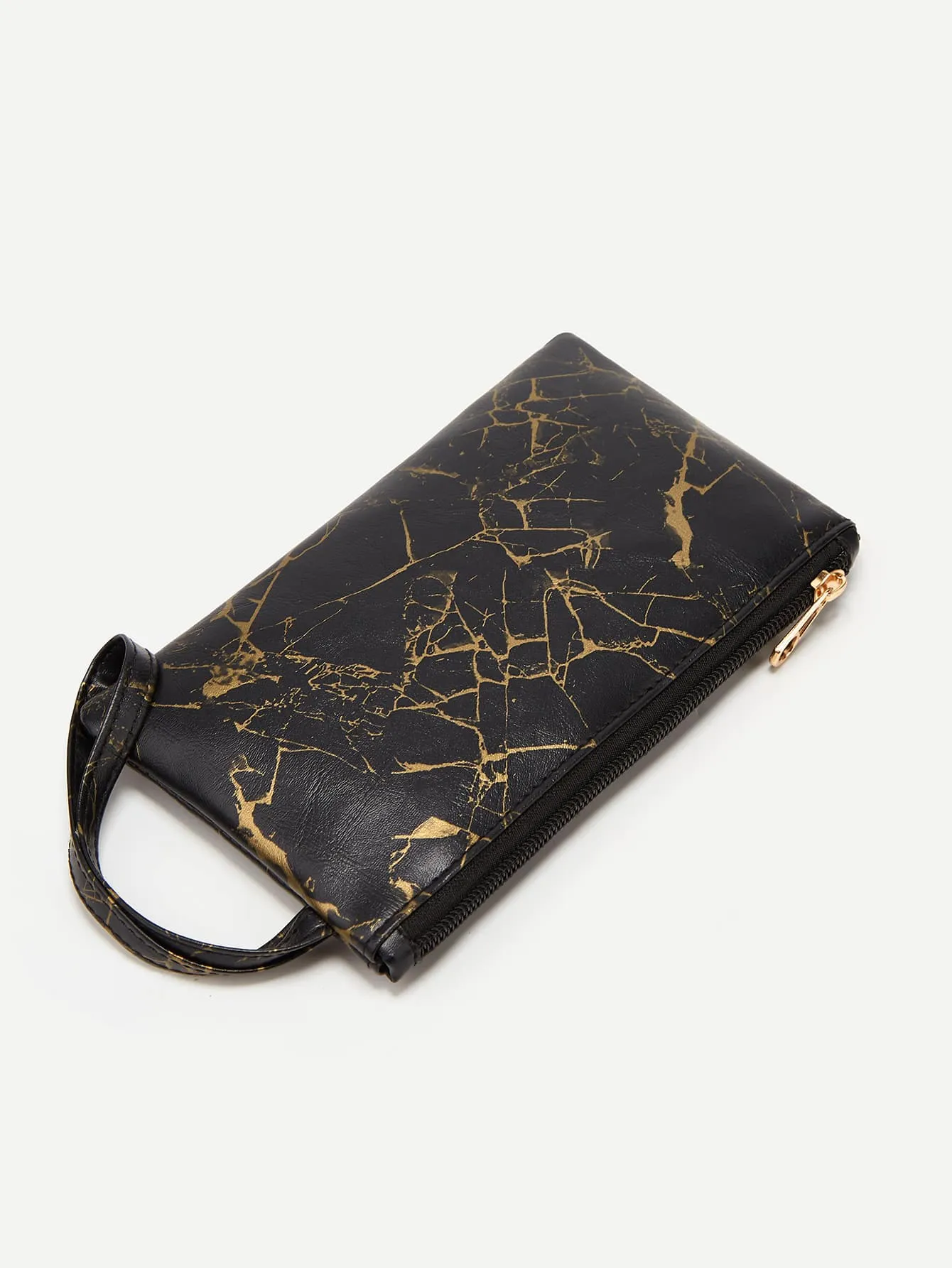 Marble Pattern Clutch Bag