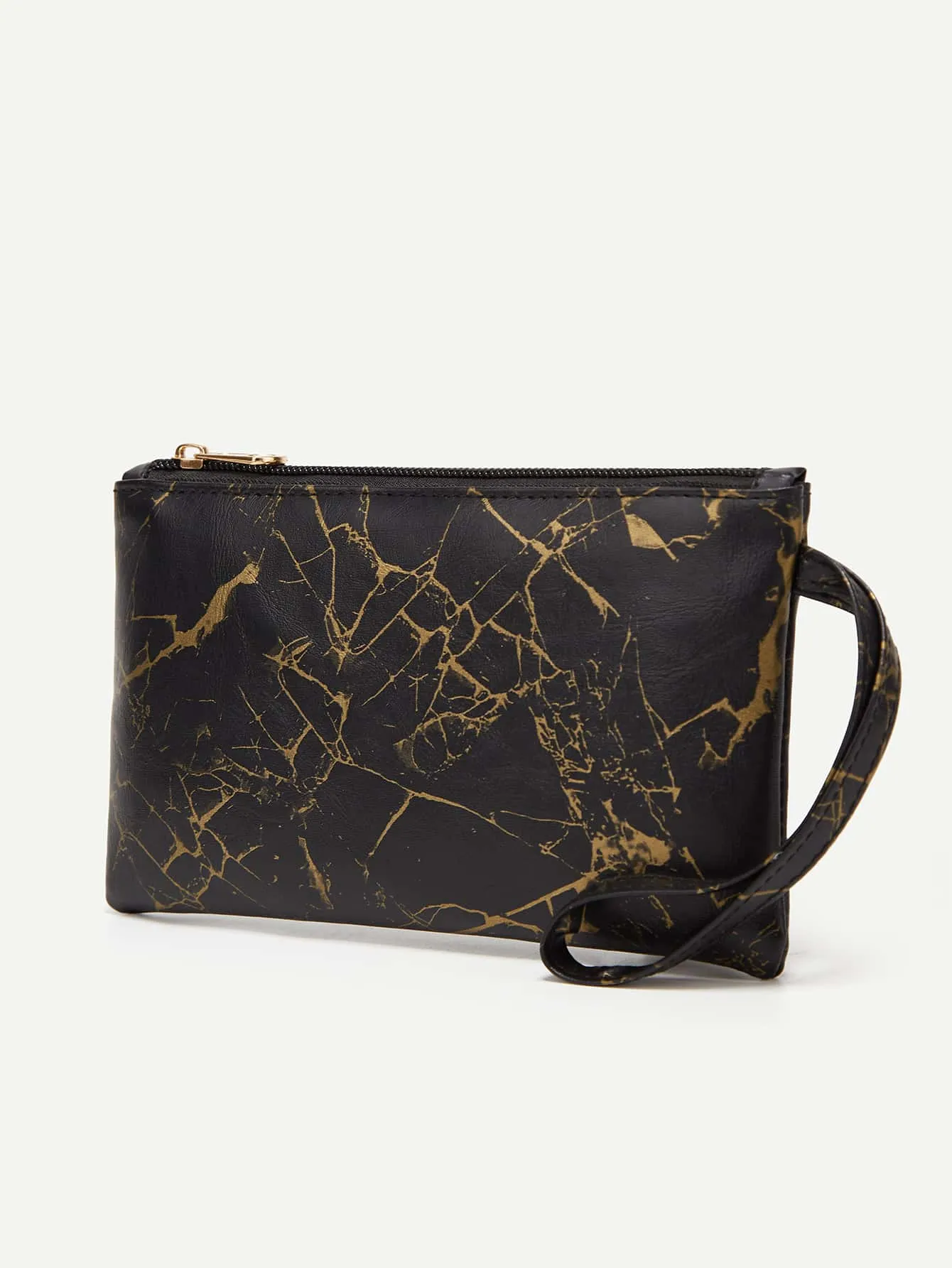 Marble Pattern Clutch Bag