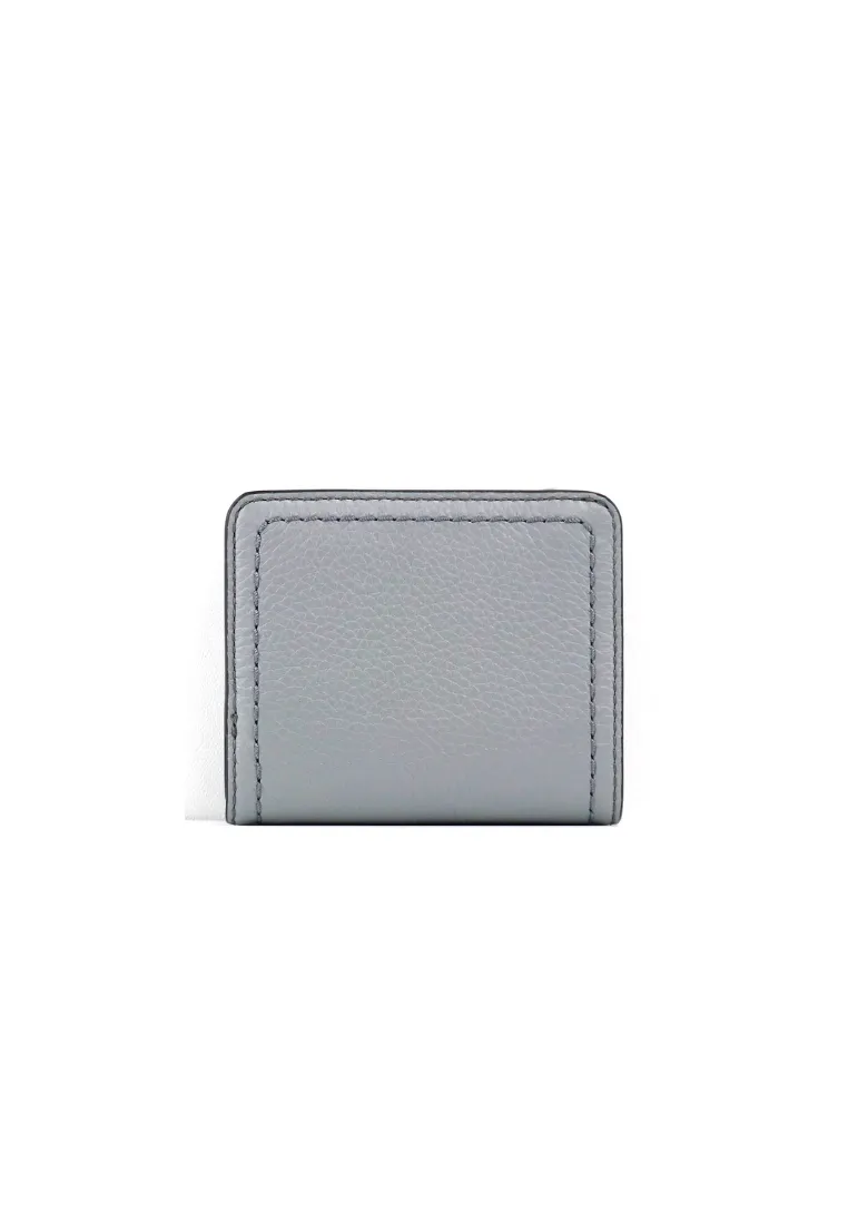 Marc Jacobs The Groove Mini Compact Wallet In Rock Grey S101L01SP21