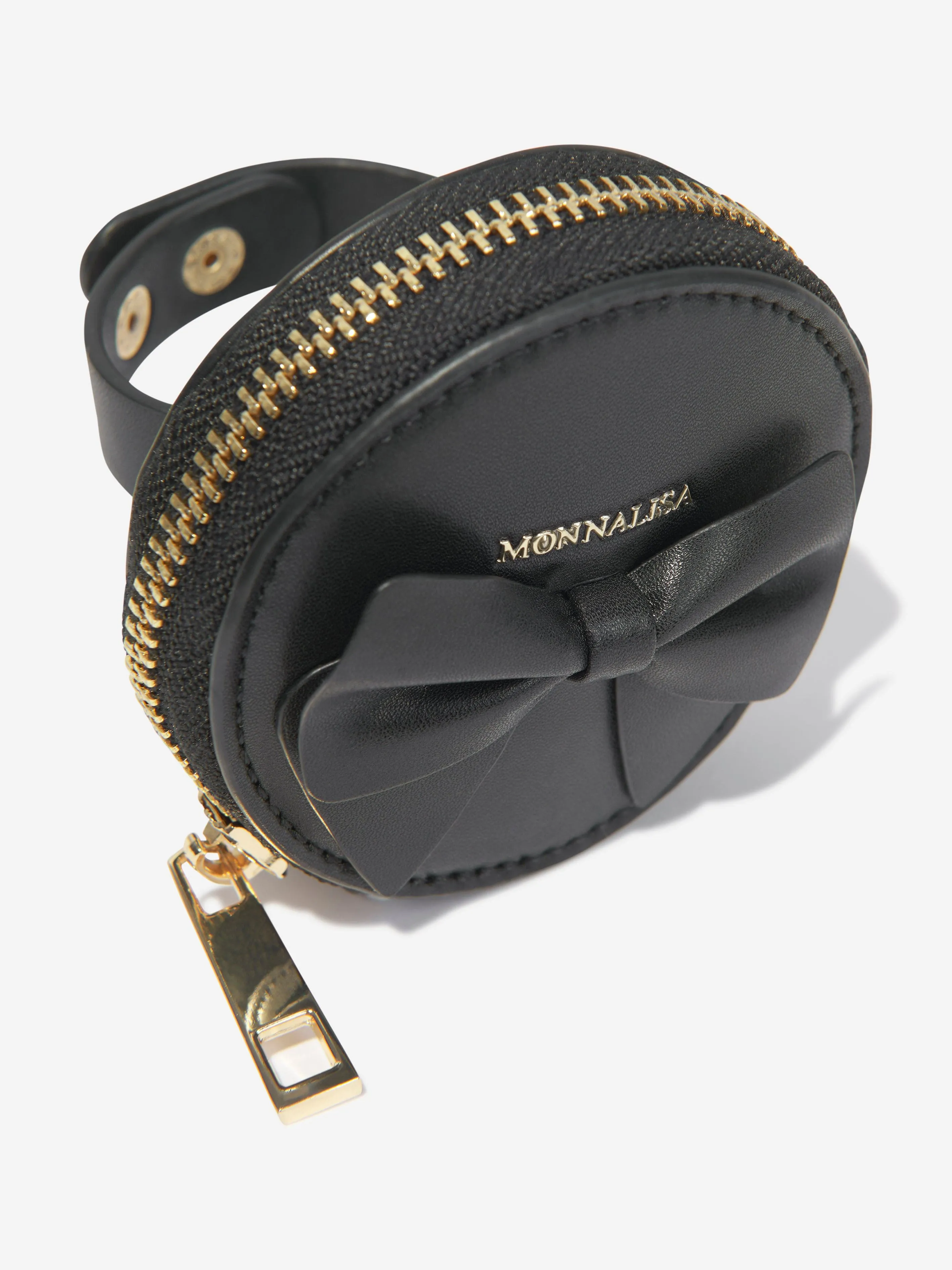 Monnalisa Girls Wrist Purse in Black