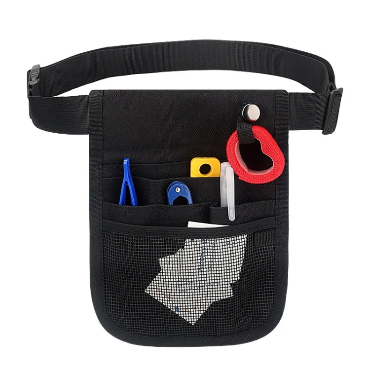 Nurse Bag Multifunctional Portable Tool Storage Waist Bag(Navy Blue)