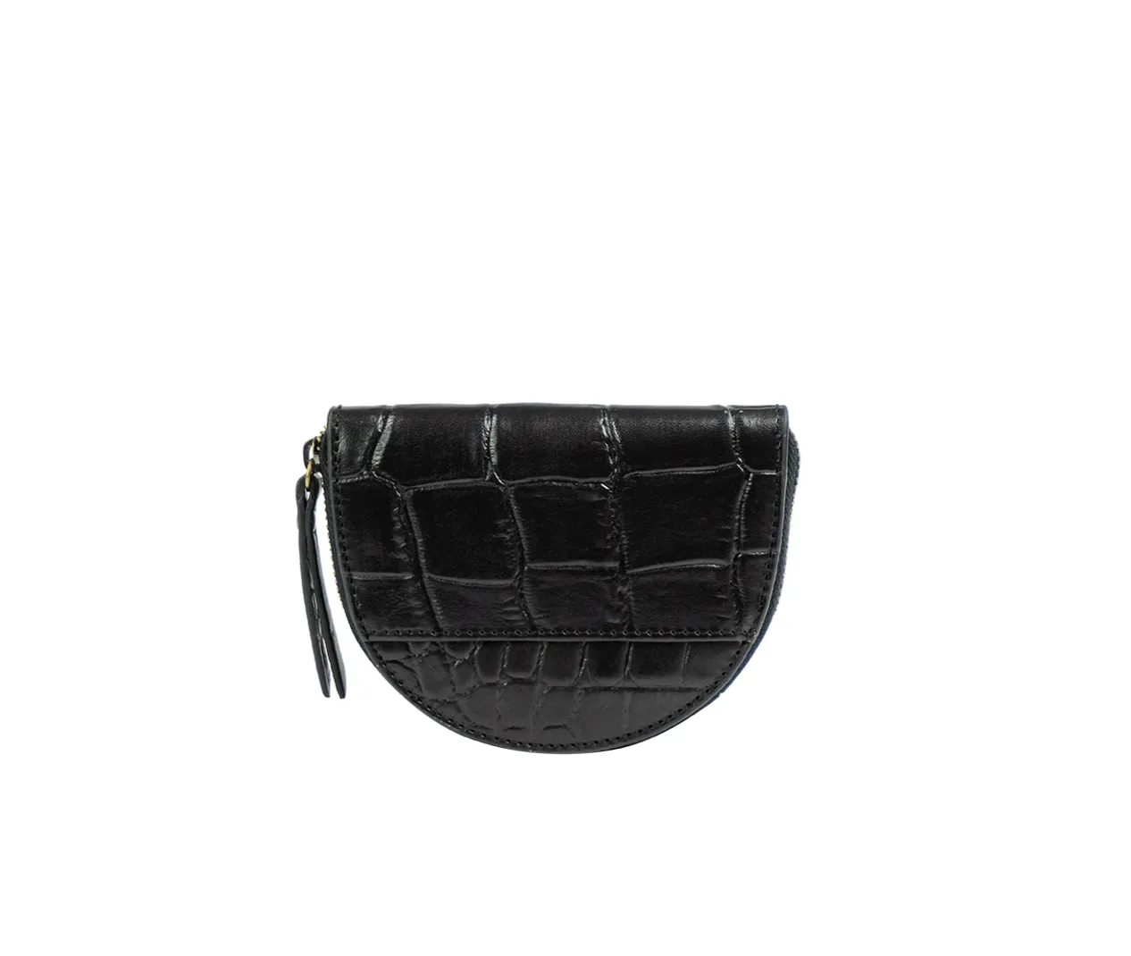 O My Bag - Laura Coin Purse Black Croco