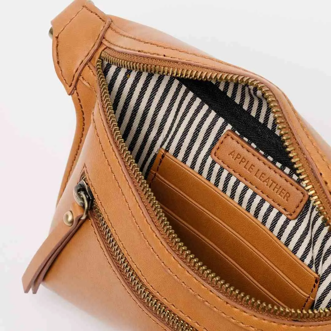 O MY BAG | Vegan Uppeal™ Bag - Beck's Bum Bag Cognac