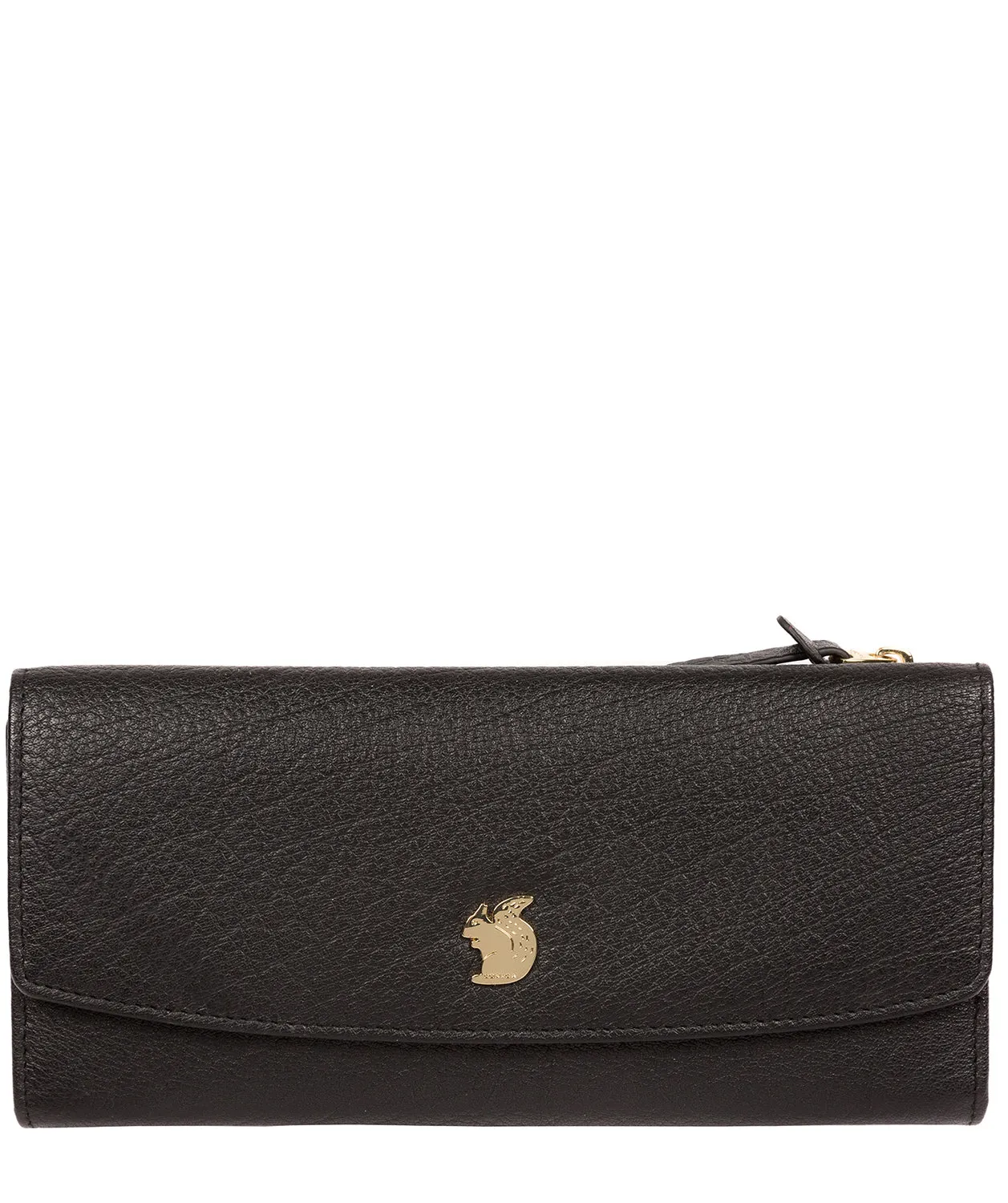 'Ollie' Black Leather RFID Purse