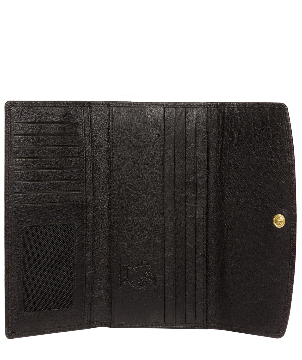 'Ollie' Black Leather RFID Purse