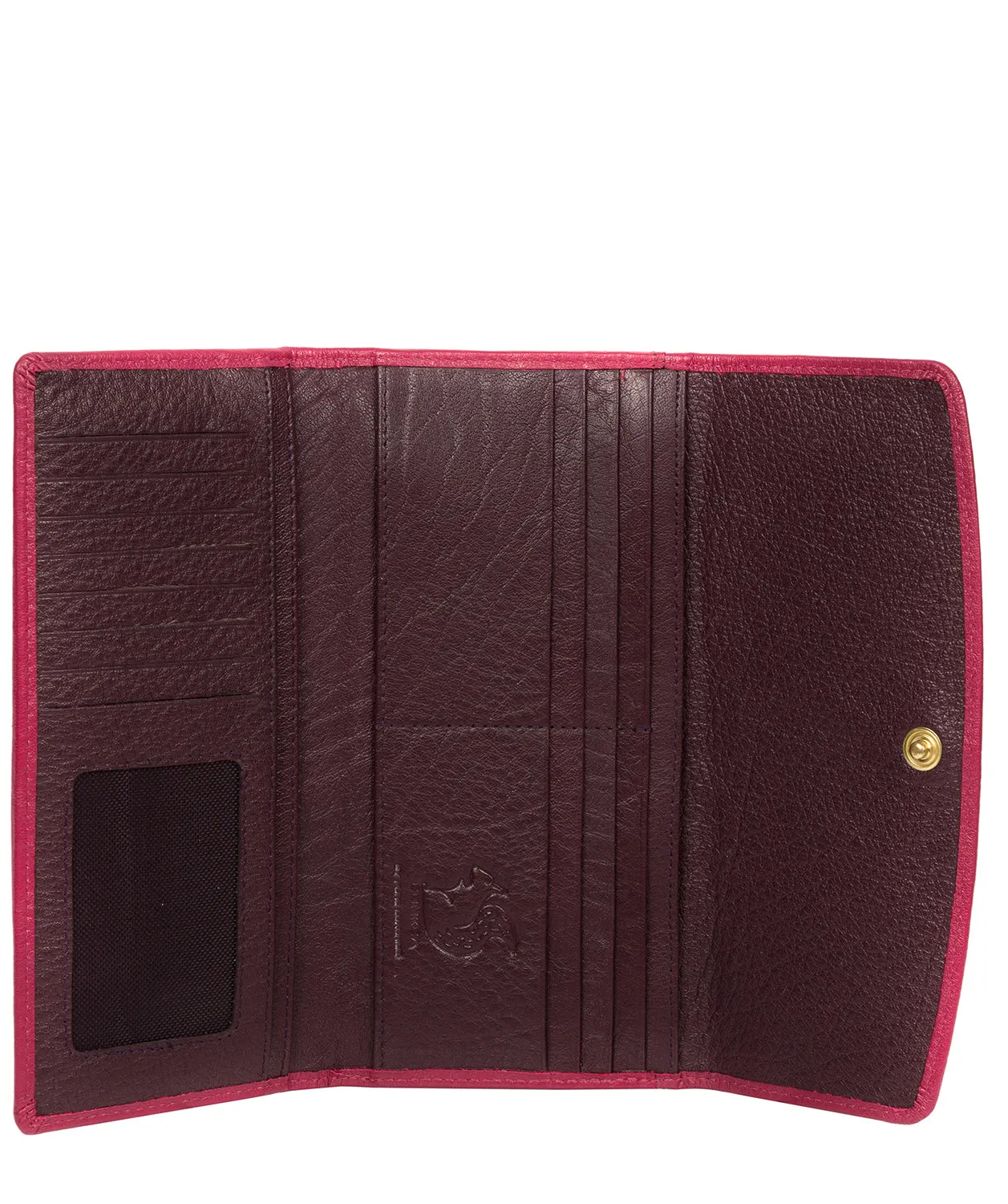 'Ollie' Orchid Leather RFID Purse