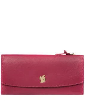 'Ollie' Orchid Leather RFID Purse