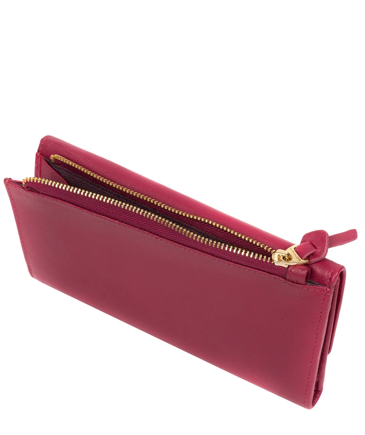 'Ollie' Orchid Leather RFID Purse