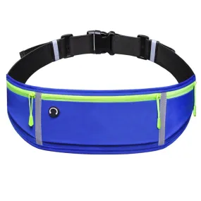 Outdoor Waterproof Belt Bag Sports Riding Mobile Phone Waist Bag, Size:7 inch(Royal Blue)