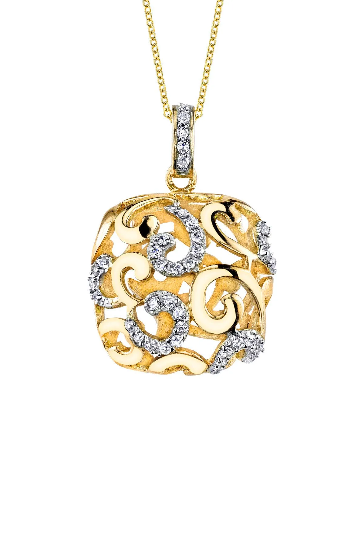 Palais Swirls Pendant Necklace