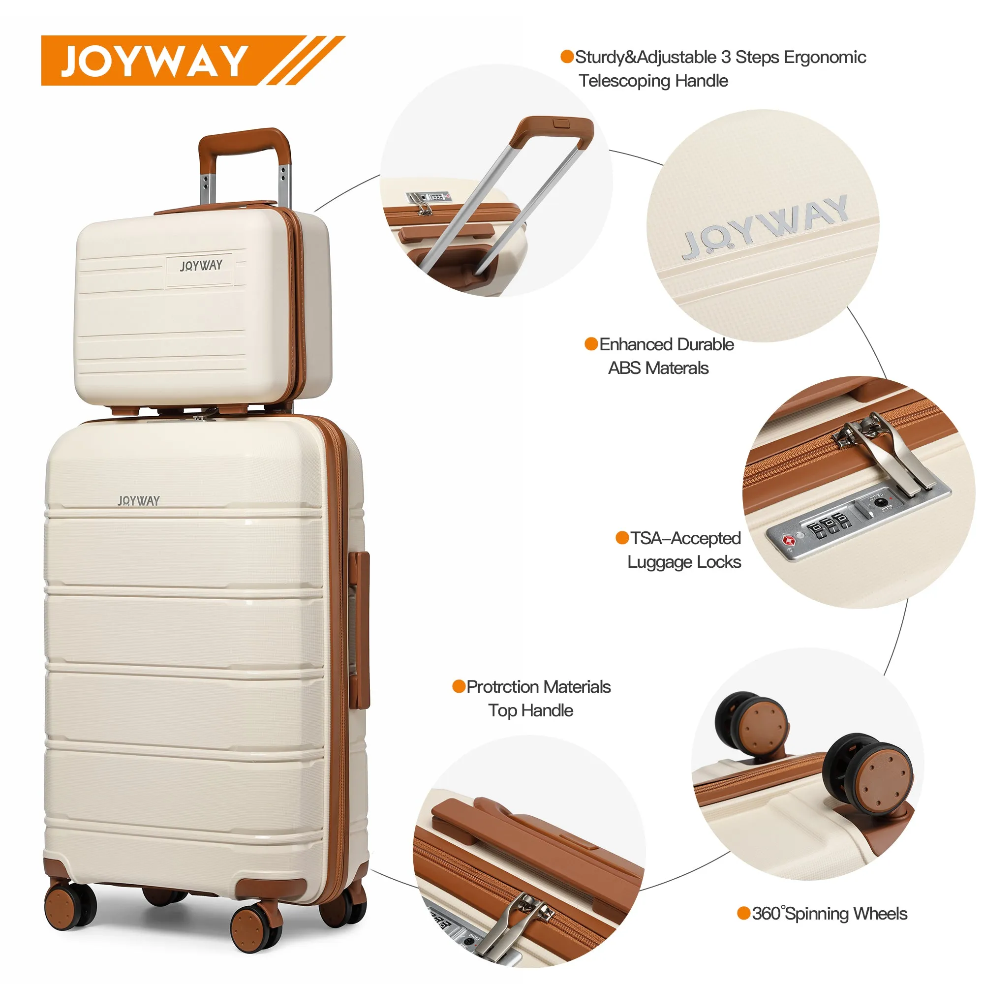 Perfect Travel Luggage 5 Piece Sets TR005