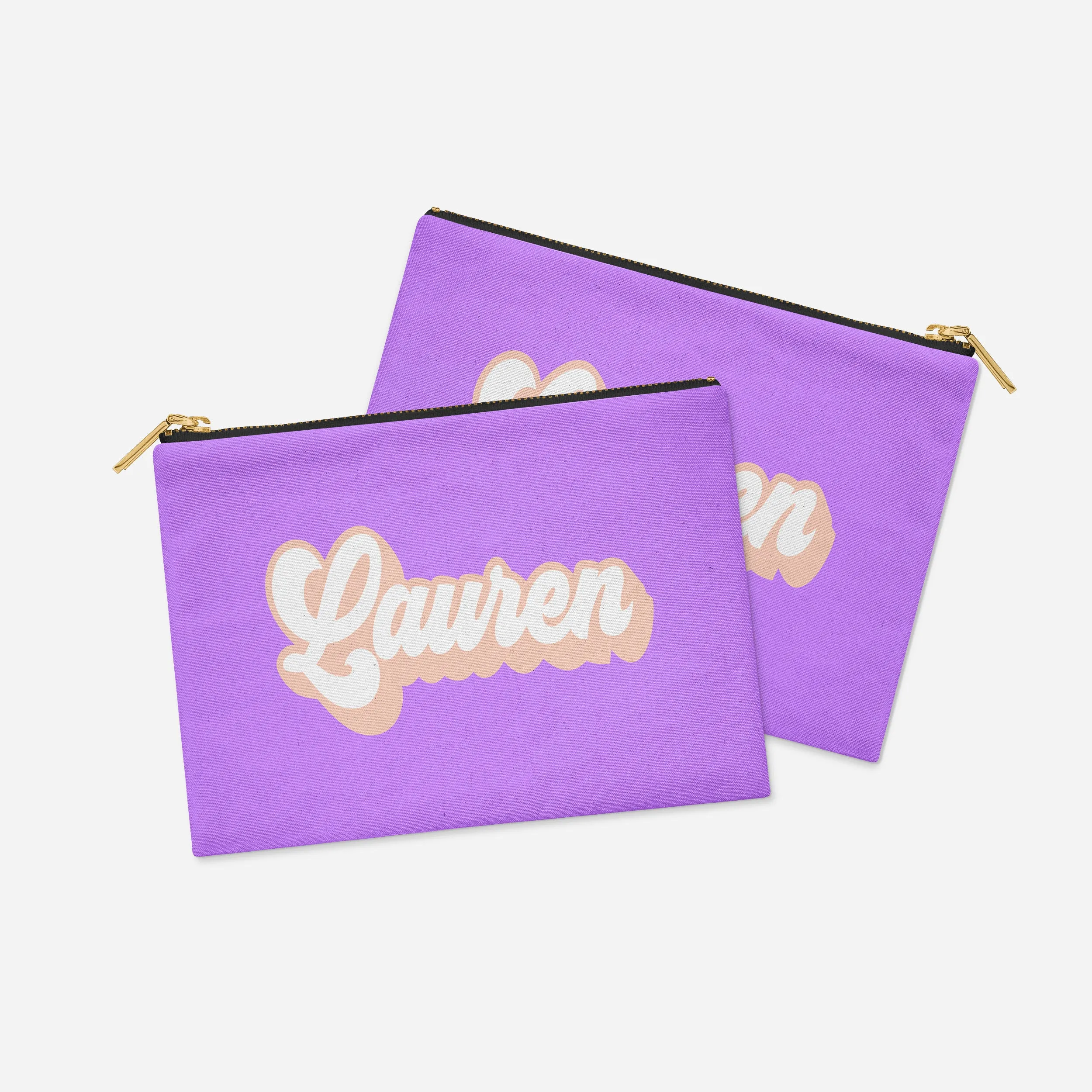 PERSONALIZED ACCESSORY BAG FLAT – FEELIN' GROOVY