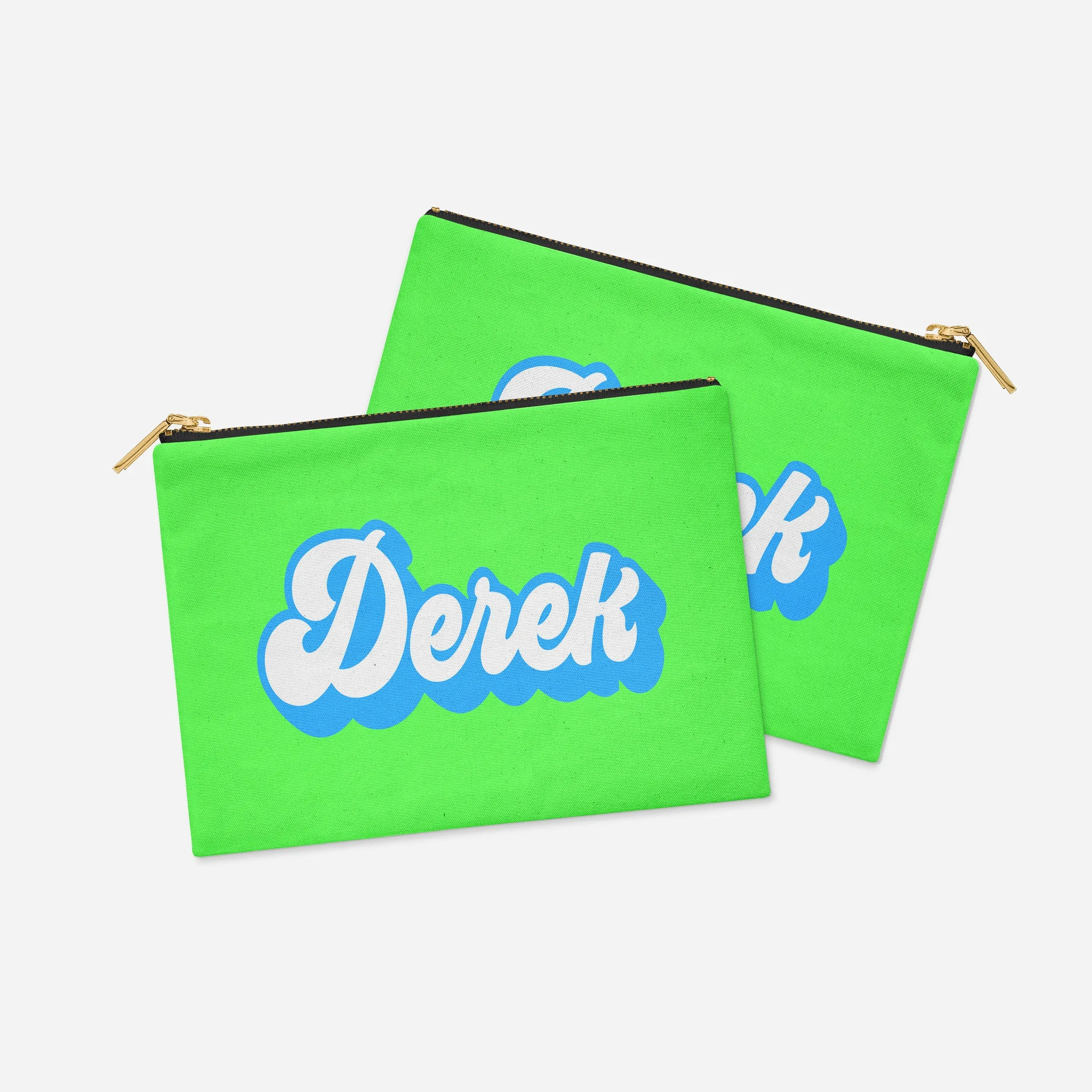 PERSONALIZED ACCESSORY BAG FLAT – FEELIN' GROOVY