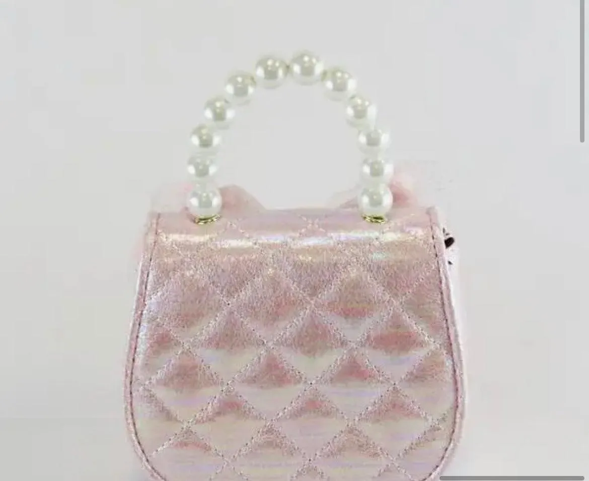 Pink Pom Pom Purse