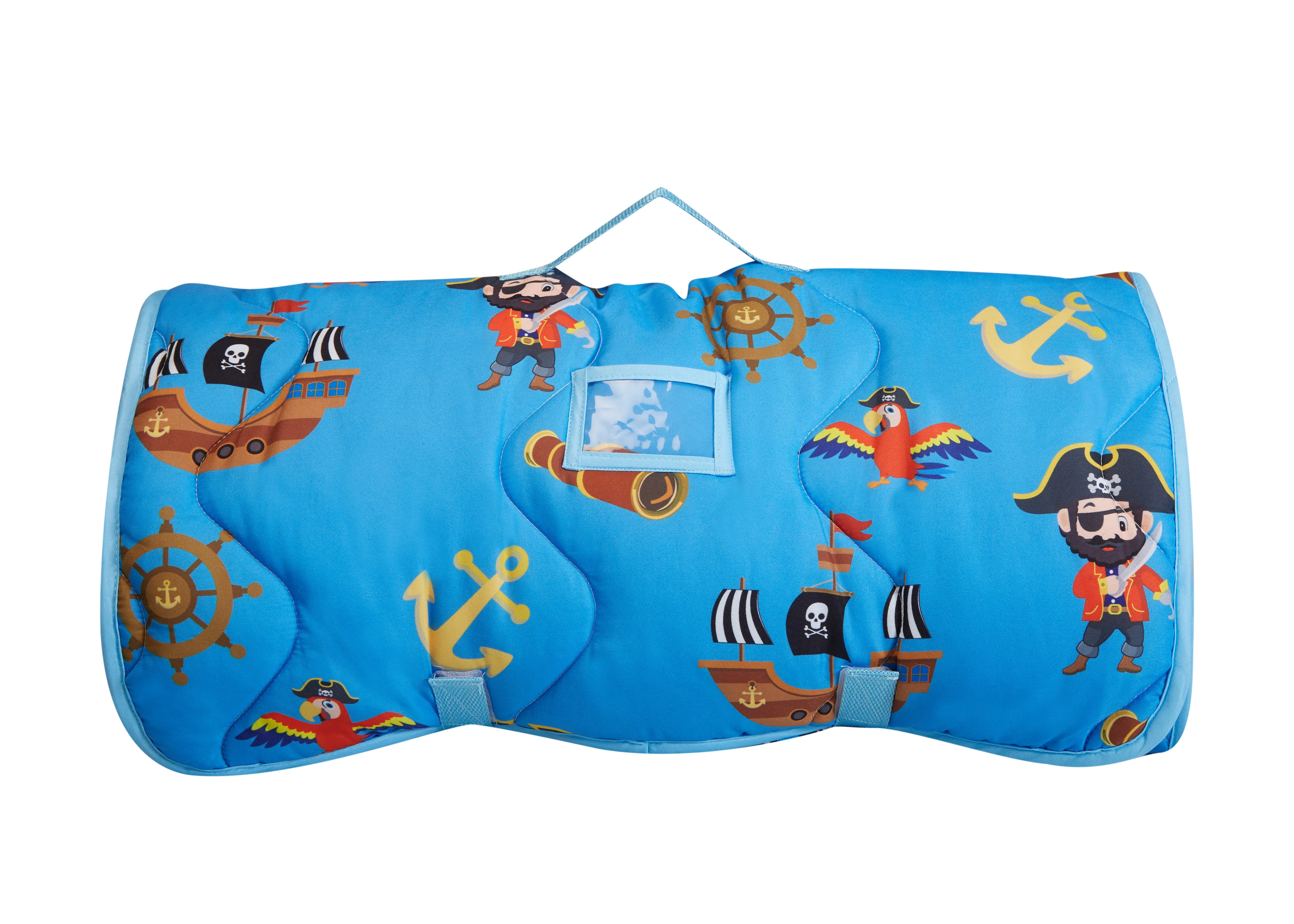 Pirates Treasure Hunt Toddler Nap Mat with Pillow