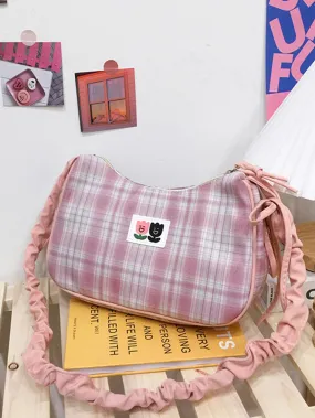 Plaid Shoulder Bag