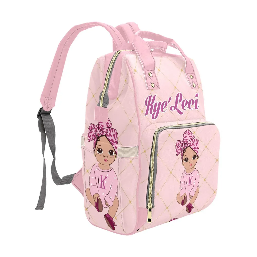 Princess Kye'Leci Multi-Function Diaper Backpack/Diaper Bag (Model 1688)