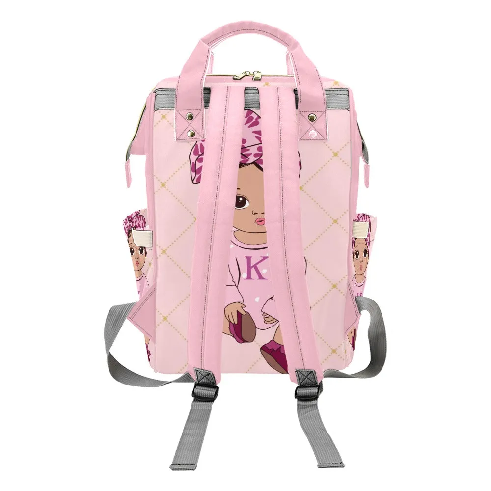 Princess Kye'Leci Multi-Function Diaper Backpack/Diaper Bag (Model 1688)