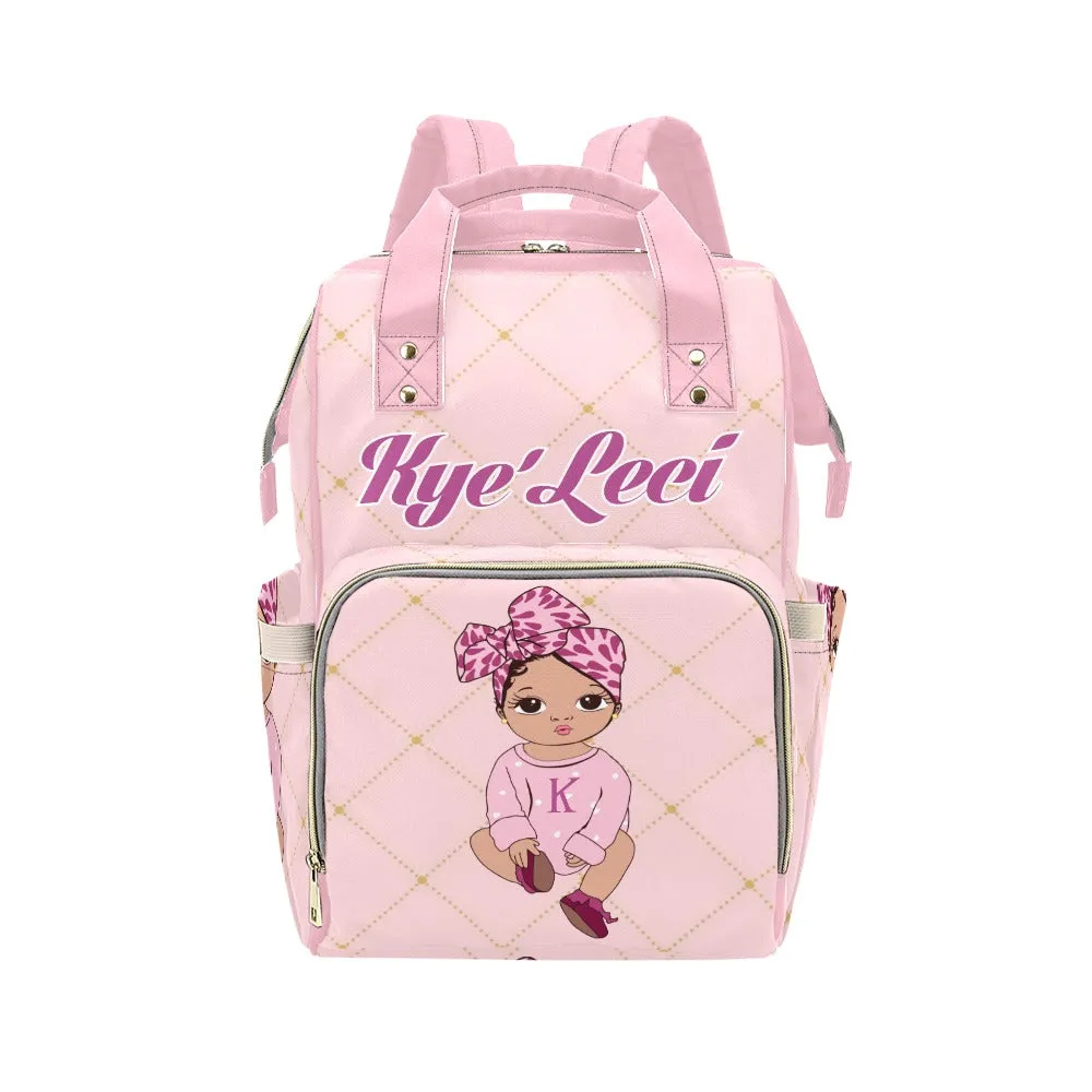 Princess Kye'Leci Multi-Function Diaper Backpack/Diaper Bag (Model 1688)