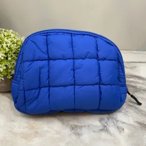 Puffer Belt Bag - Crossbody and Fanny - Blue