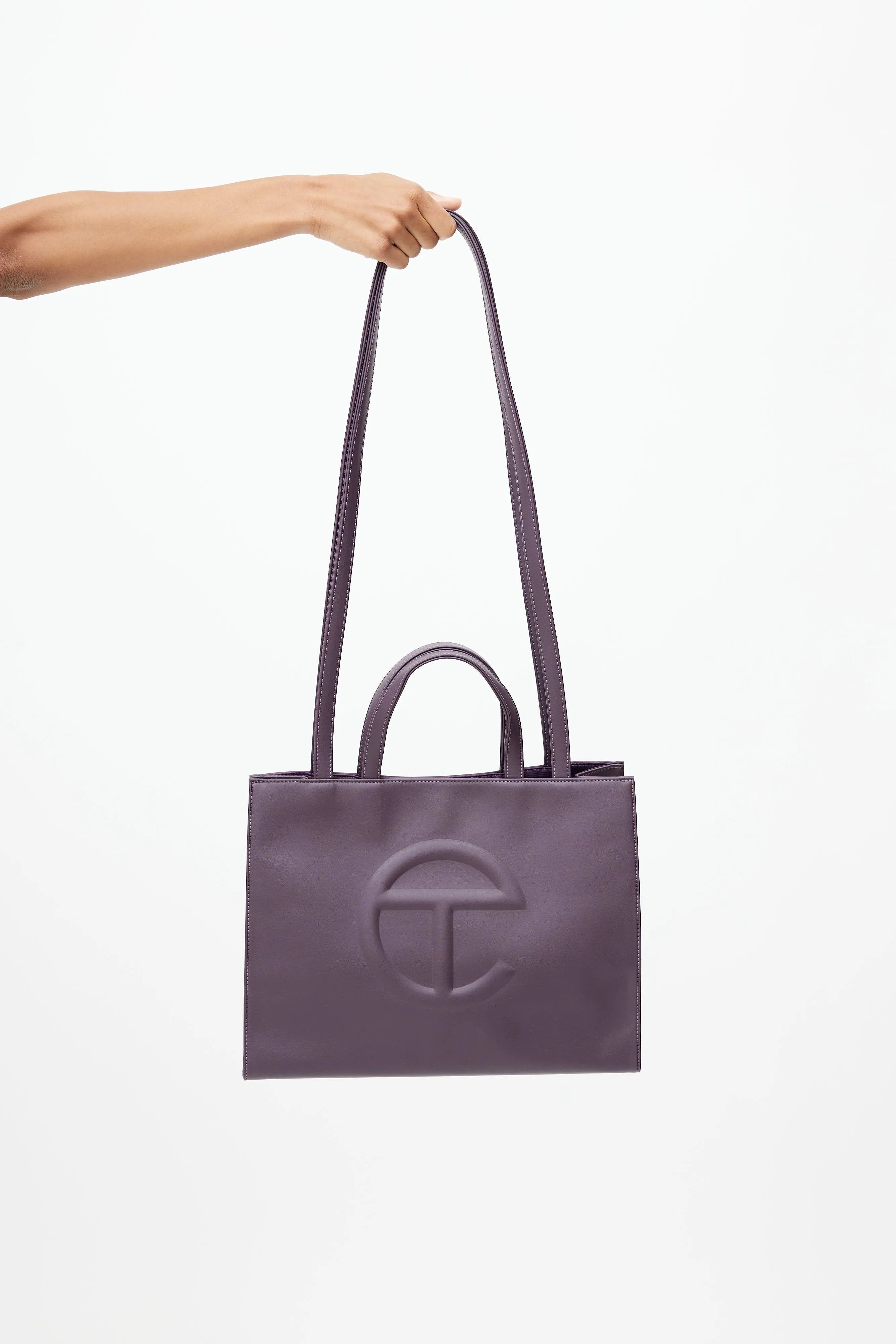 Purple Medium Shopping Bag