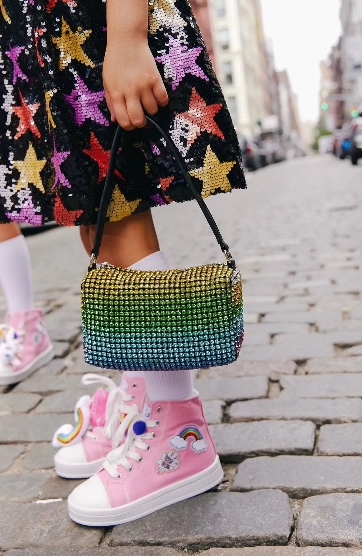 Rainbow Crystal Purse