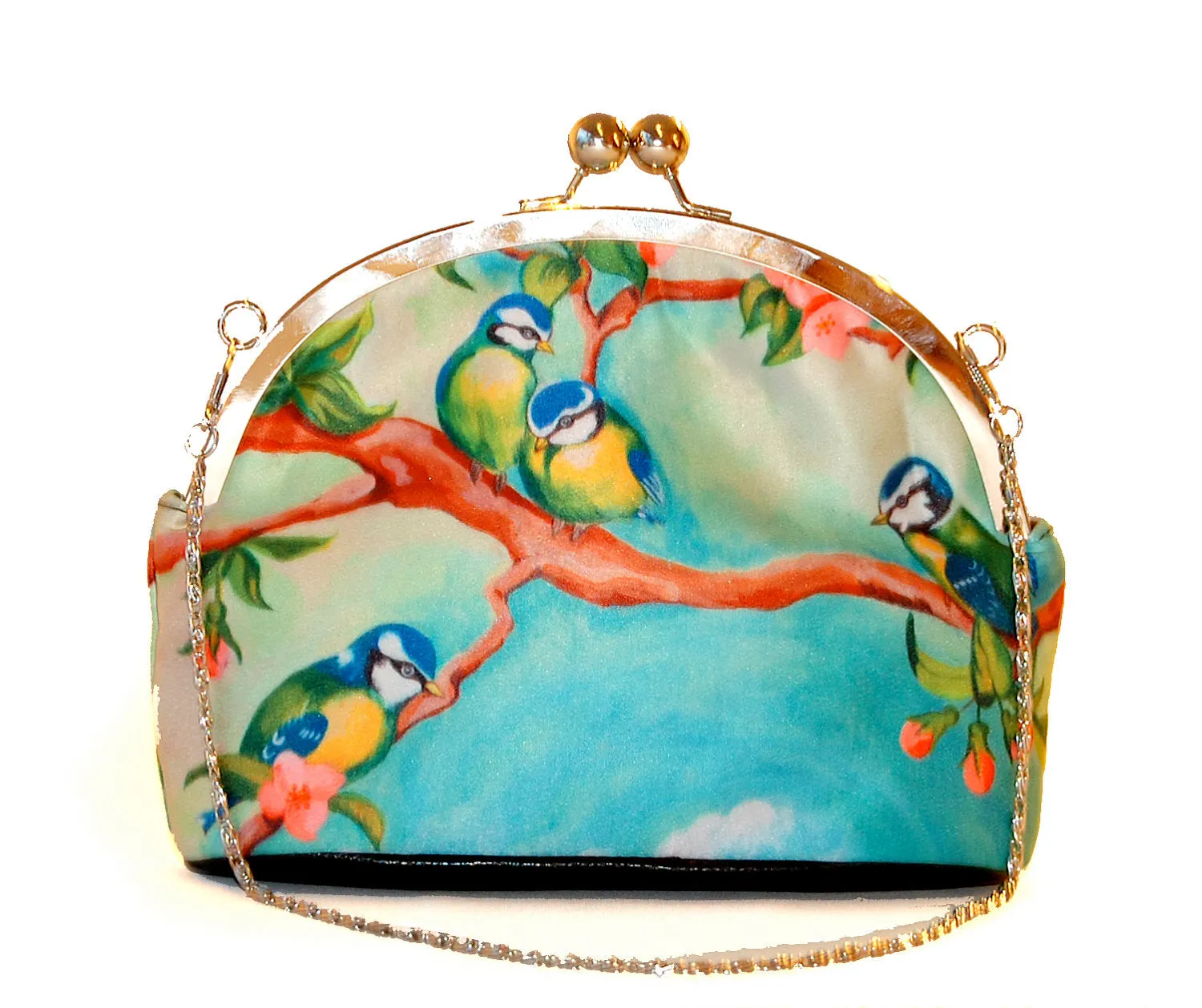 Retro clip purse, clutch bag, Birdgirl