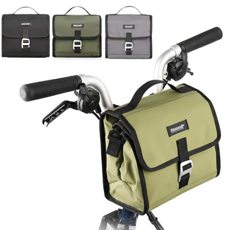 Rhinowalk RK9106 Foldable Outdoor Cycling Handlebar Bag Multifunctional Bike Bag(Gray)