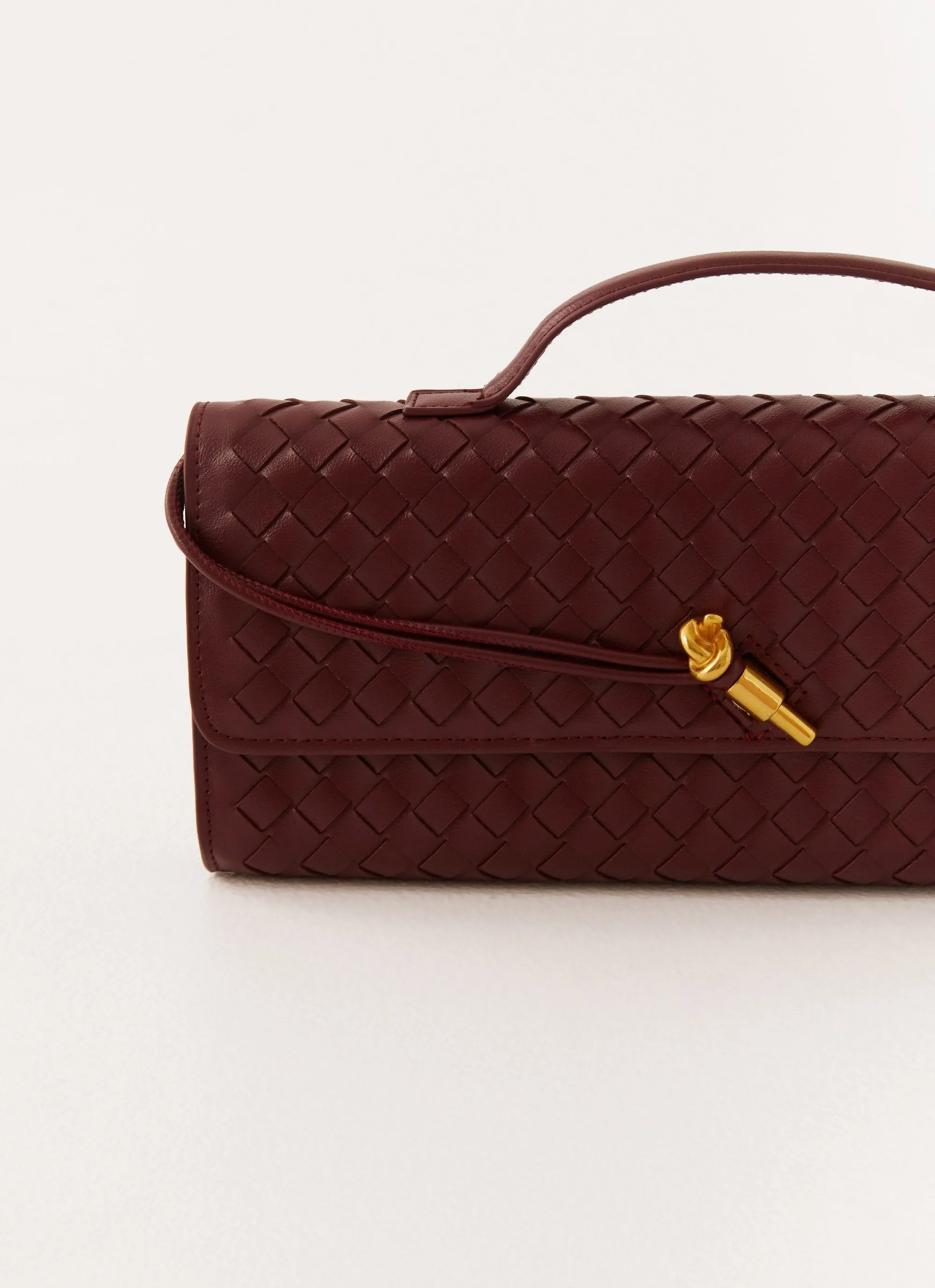 Riona Clutch Bag - Maroon