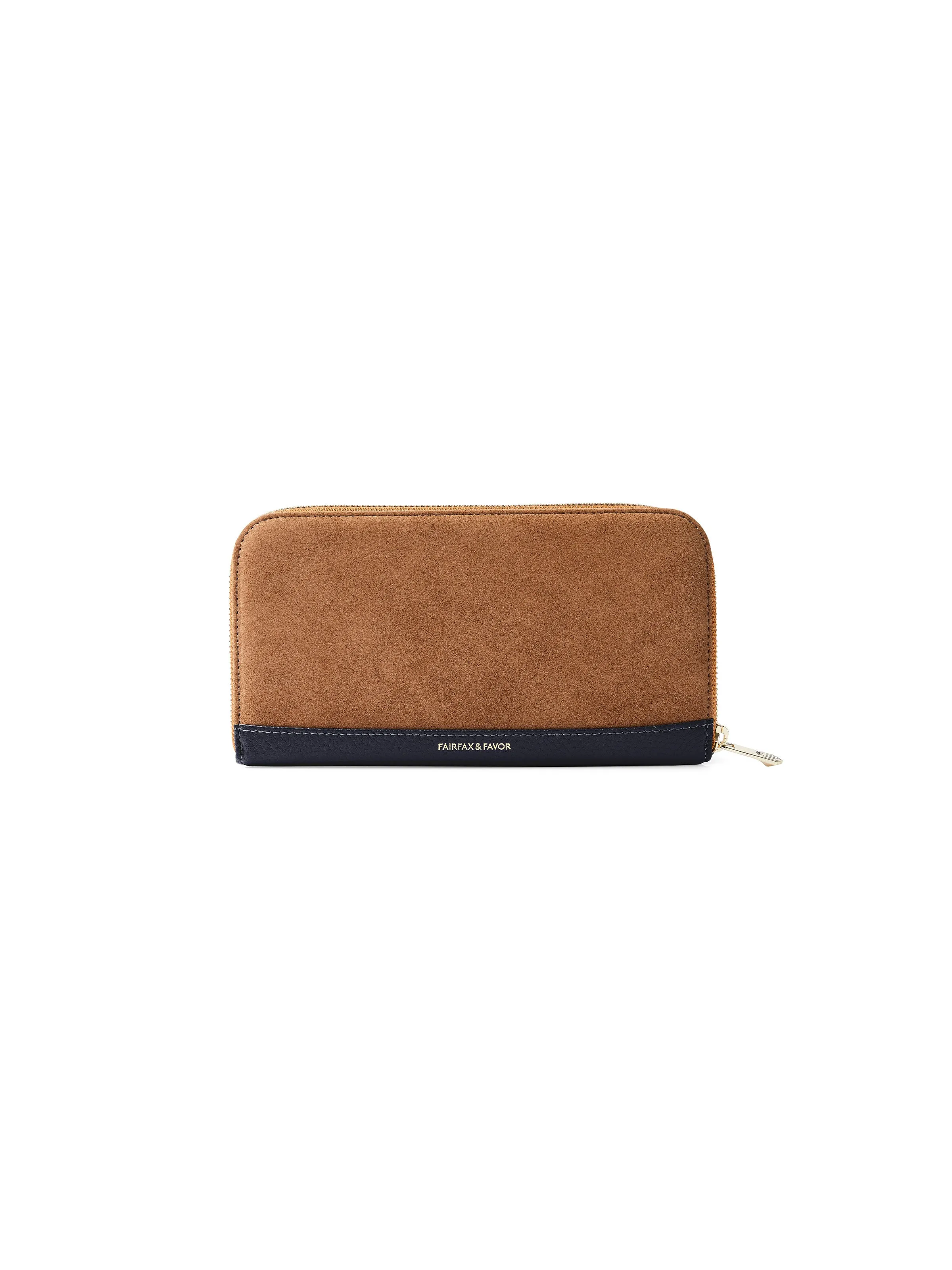 Salisbury Purse - Tan & Navy