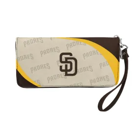 San Diego Padres Curve Zip Organizer Wallet