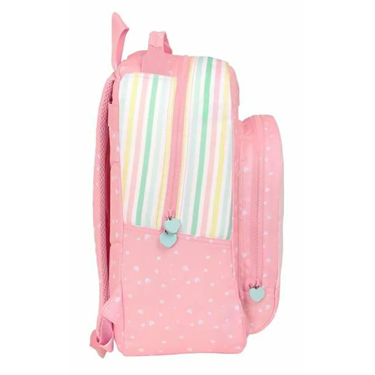 School Bag BlackFit8 Globitos Pink 32 x 42 x 15 cm