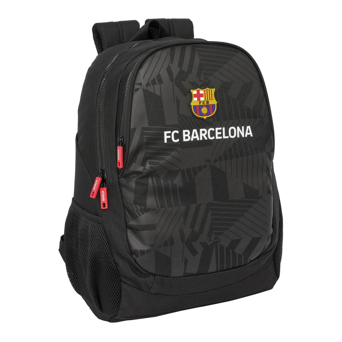 School Bag F.C. Barcelona Black Black 32 x 44 x 16 cm