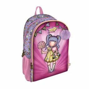 School Bag Gorjuss First prize Lilac 31.5 x 44 x 22.5 cm