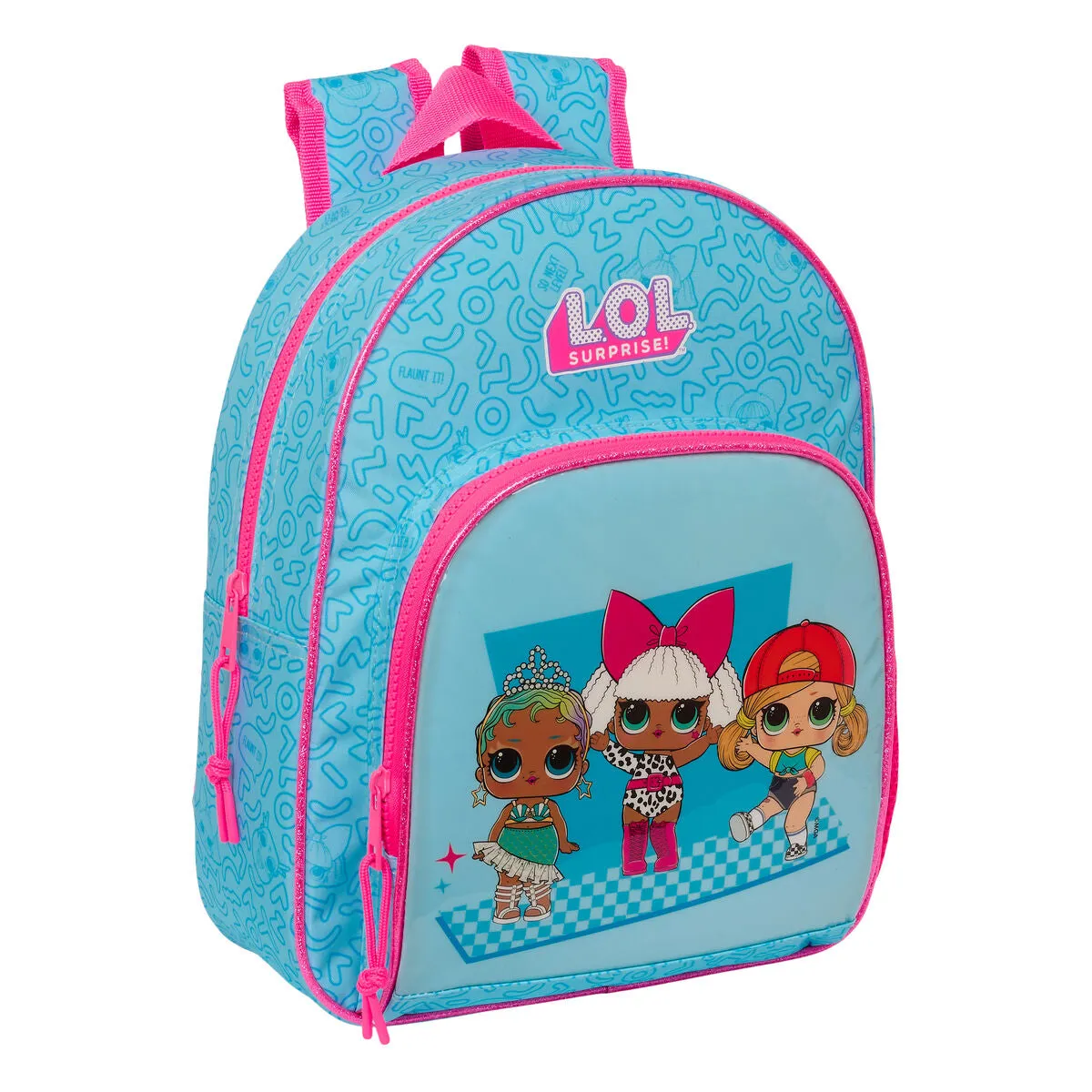 School Bag LOL Surprise! Divas Blue 28 x 34 x 10 cm