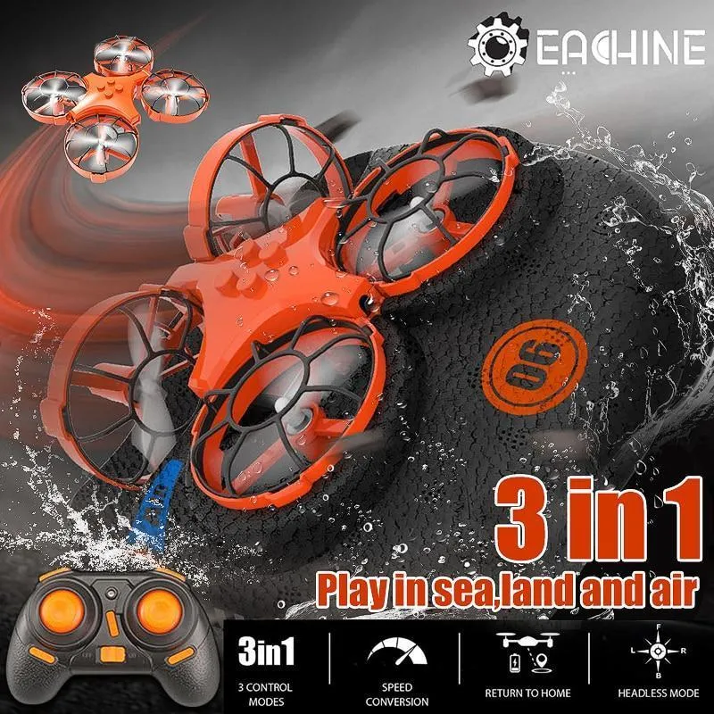 Shadow® 3-in-1 Land, Air, & Water Drone