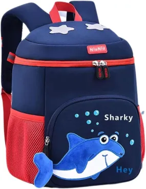 Shark Design Large Capacity Backpack Bag for PreSchool Boys Girls Kid