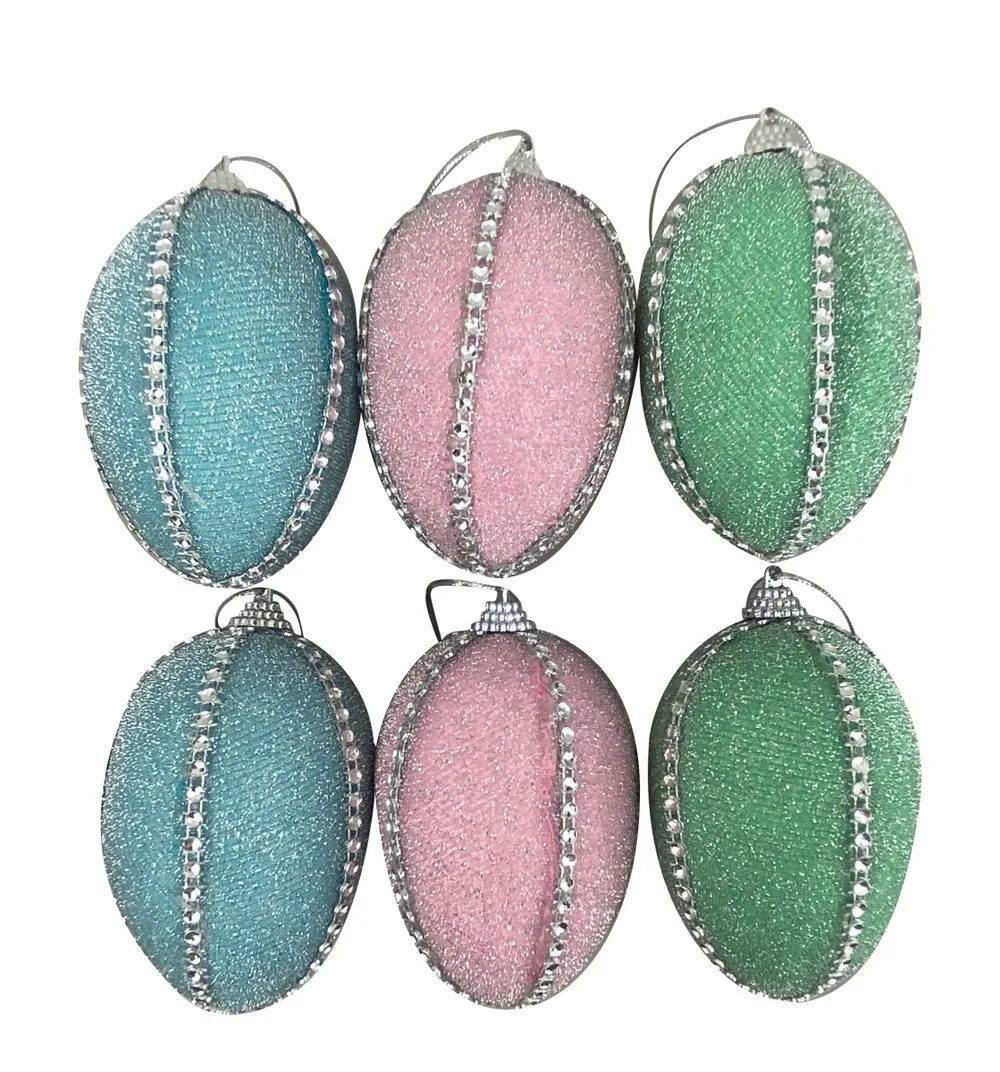 Shimmer Rhinestone Easter Eggs, Bag of 6