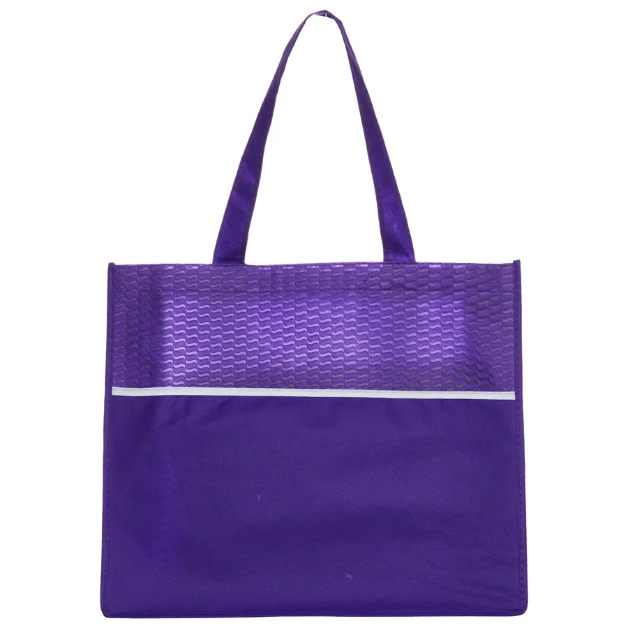 Shopping Tote Bag with Waves B563